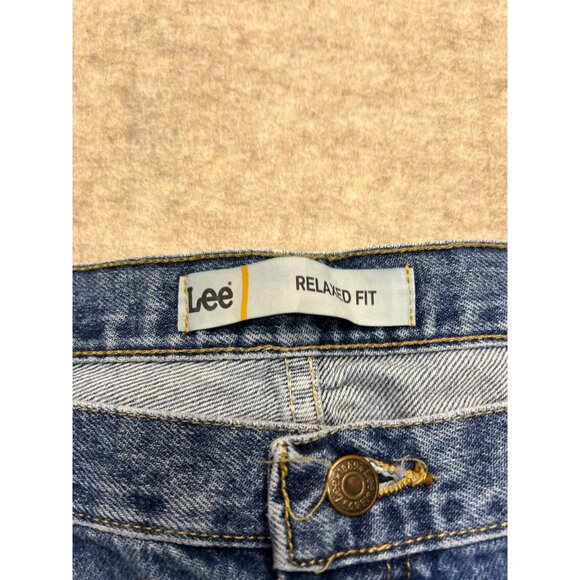 Lee Relaxed Fit Medium Wash Men's Denim Jeans 40 X 34 - Picture 3 of 10